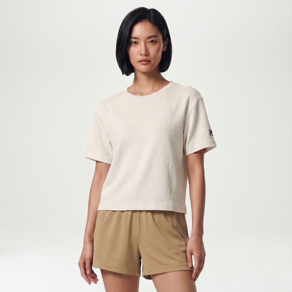 Camiseta Fila Over Box Knit Feminina