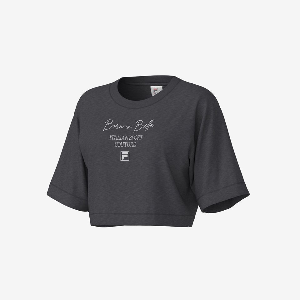 Camiseta Fila Cropped Sport Couture Graphic Feminina