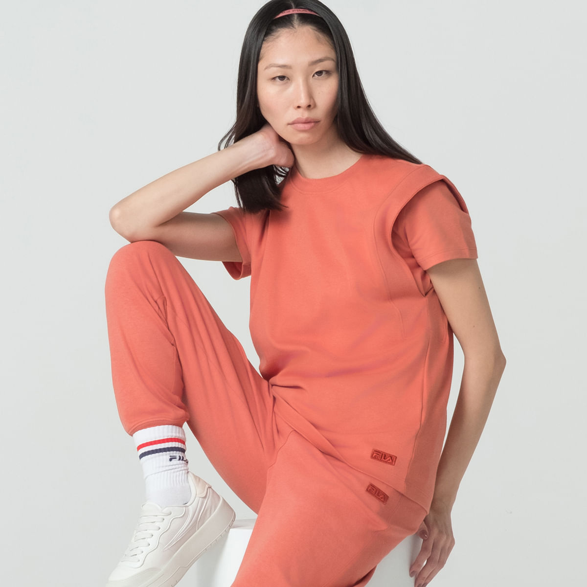 Camiseta sem Manga Fila Heritage Essential Feminina