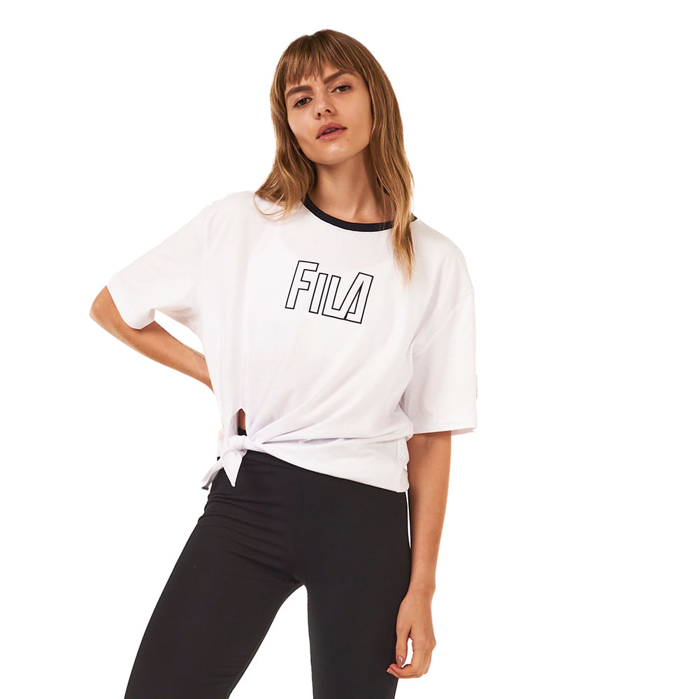 Camiseta Fila Cropped Street Hop Feminina