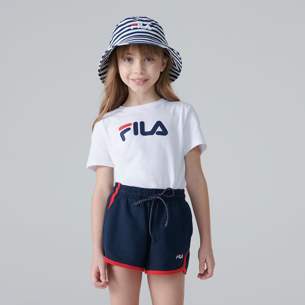 Camiseta Fila Letter Premium Infantil