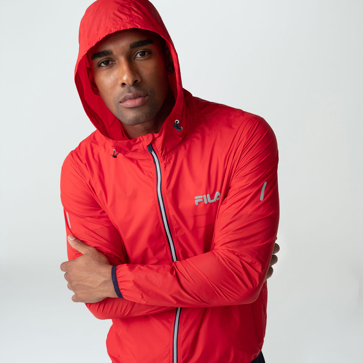 Jaqueta Corta Vento Fila Racer Run Masculino