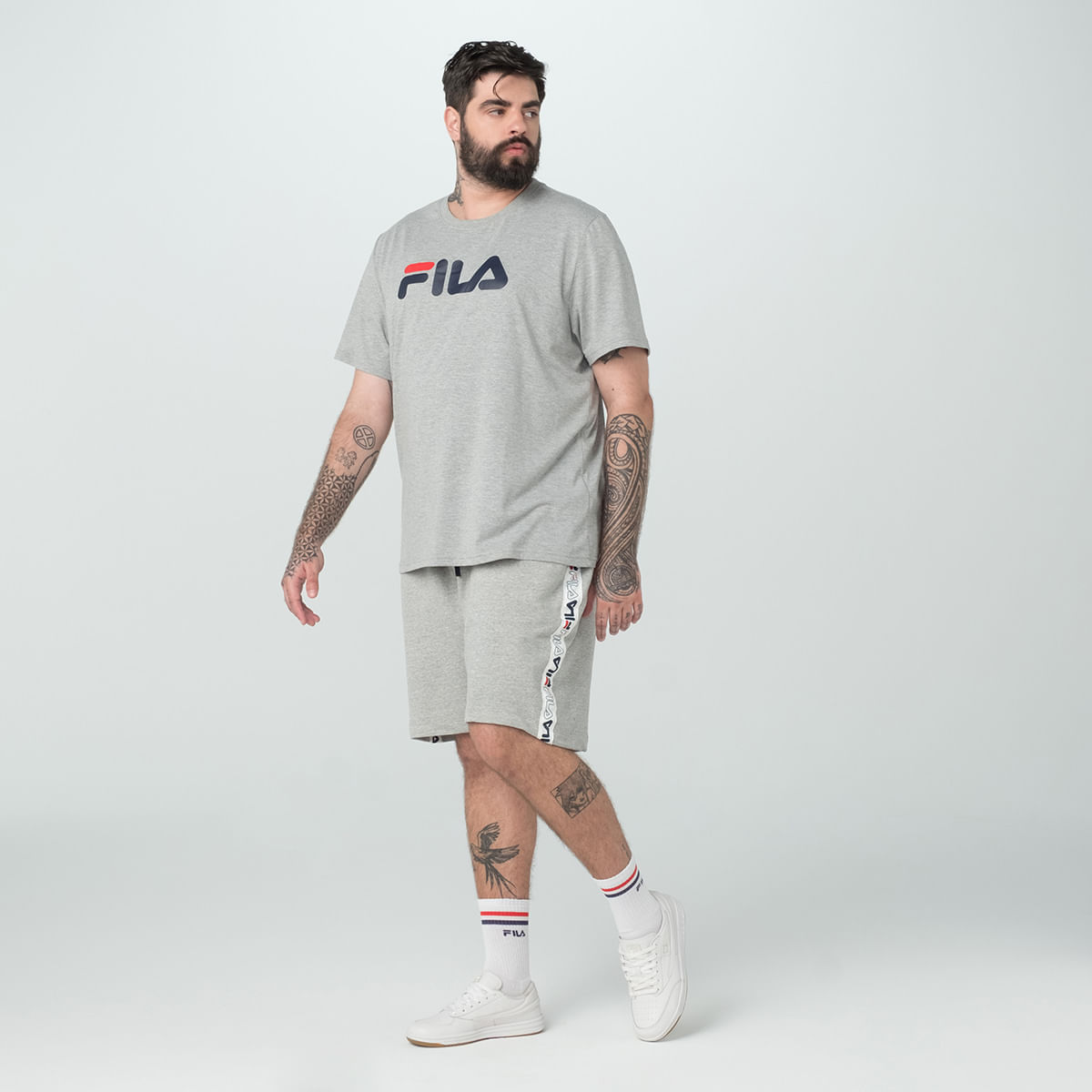 Bermuda Fila Basic Tape Plus Masculina
