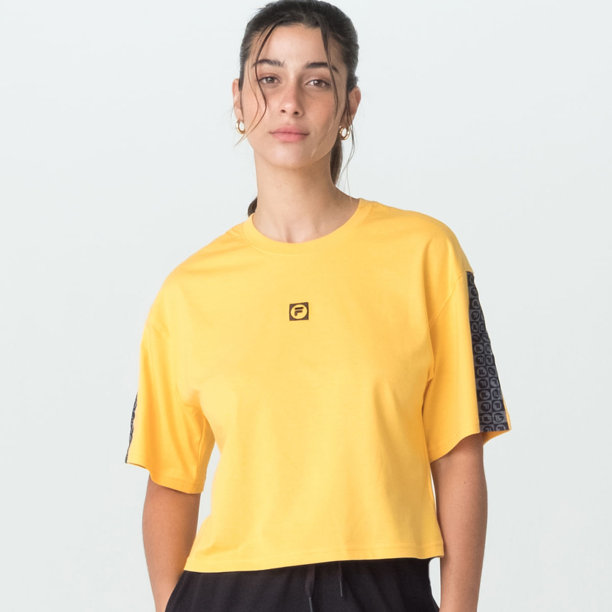 Camiseta Fila Letter Tape II Feminina