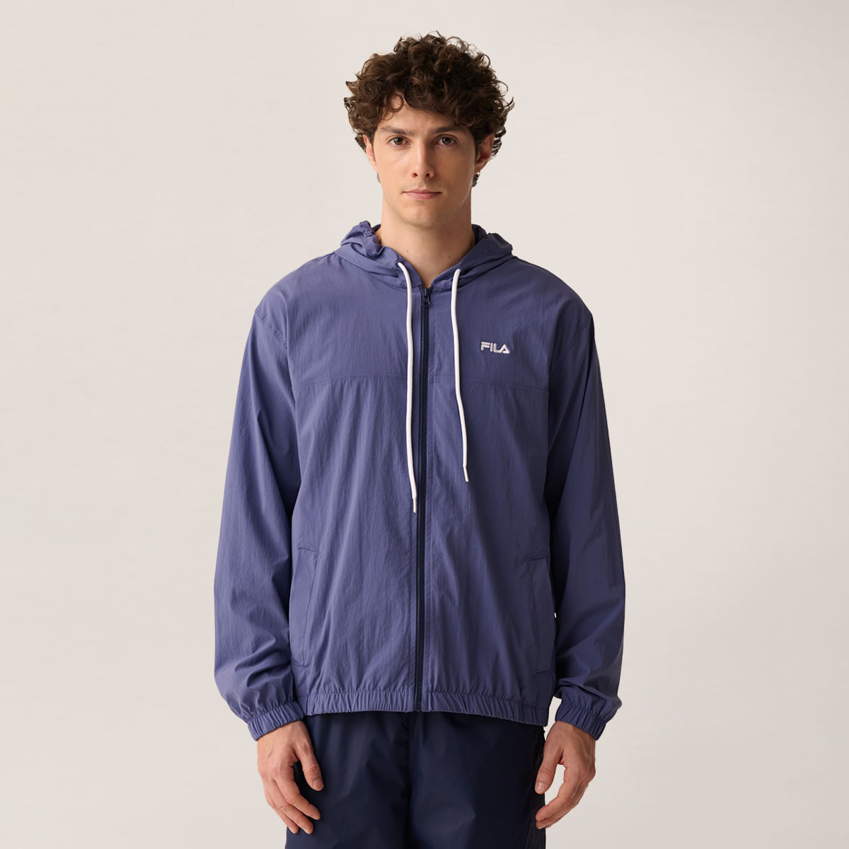 Jaqueta Fila Windbreaker Letter Masculina