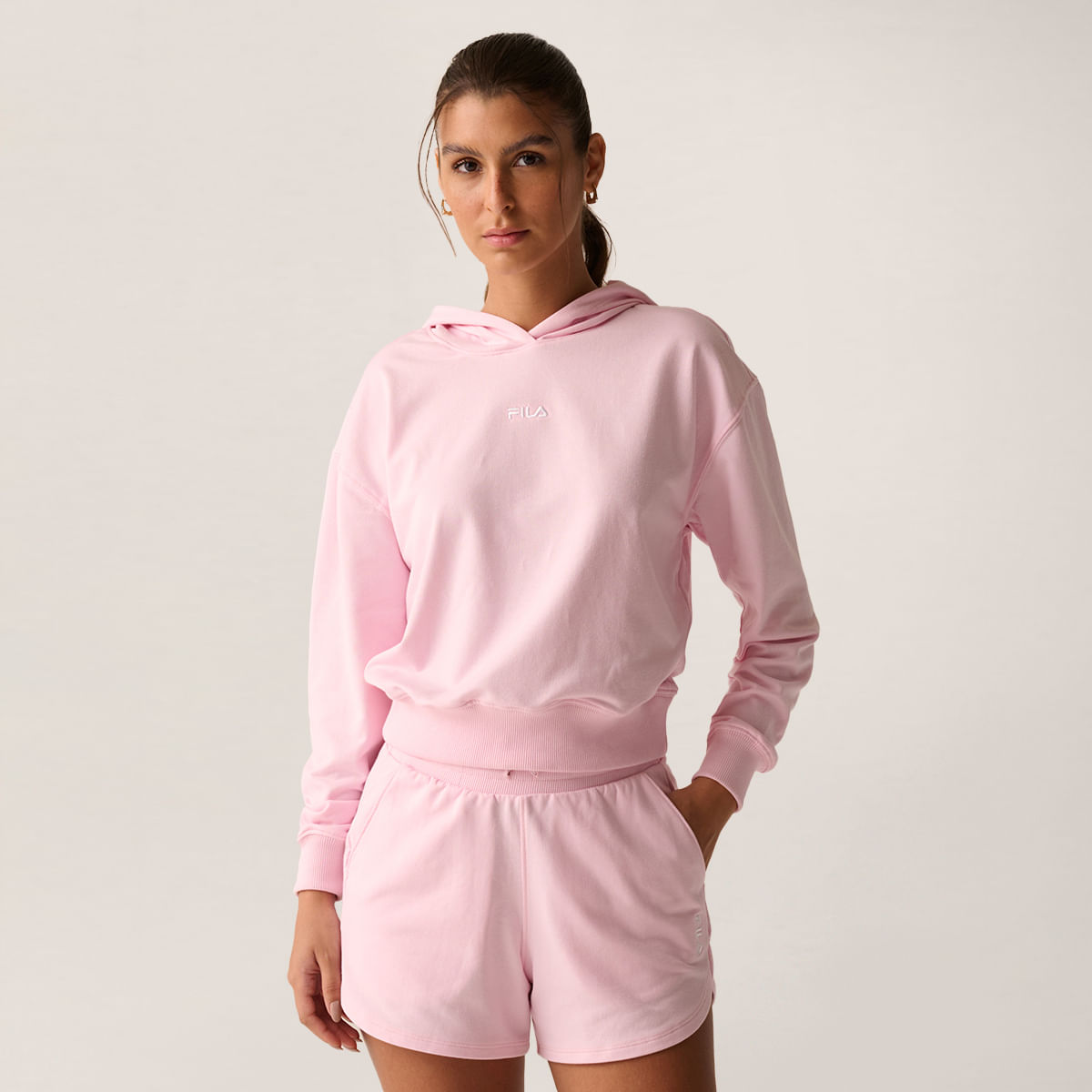 Casaco com Capuz Fila Basic Classic Light Feminino