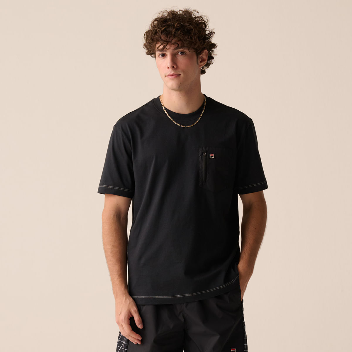 Camiseta Fila Comfort Pocket Outdoor Masculina