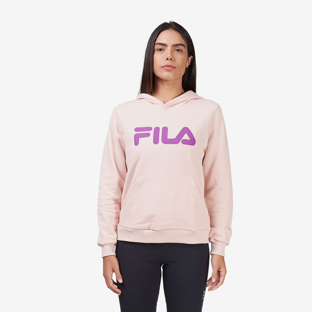 Casaco com Capuz Fila Letter Feminino