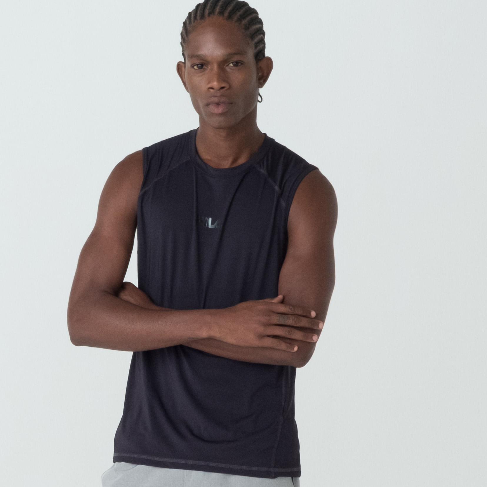 Camiseta sem Manga Fila Performa Eco Masculina