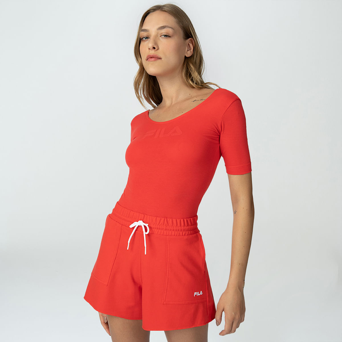Body Fila Letter Feminino