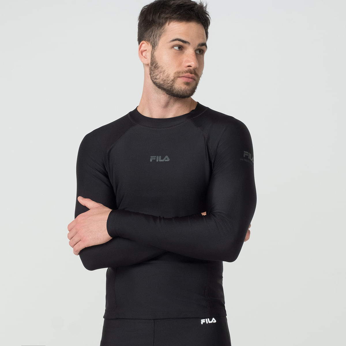 Camiseta Manga Longa Fila Water Sports II Masculina