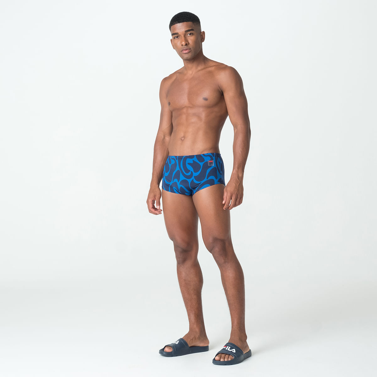Sunga Fila Basic Print Masculina