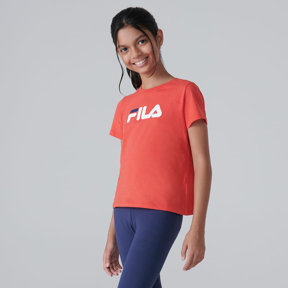 Camiseta Fila Letter Premium Infantil