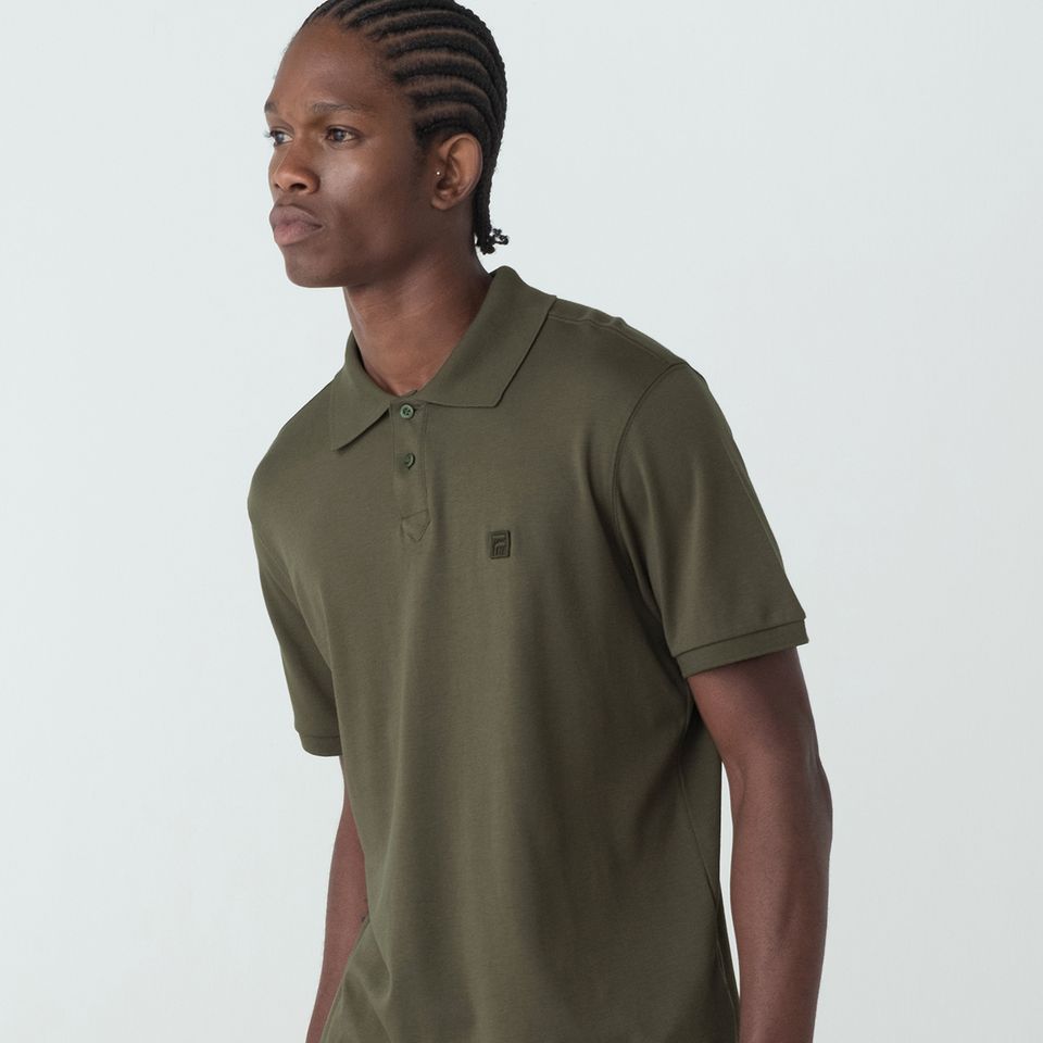 Pólo Fila Italian Fit Pima Masculina