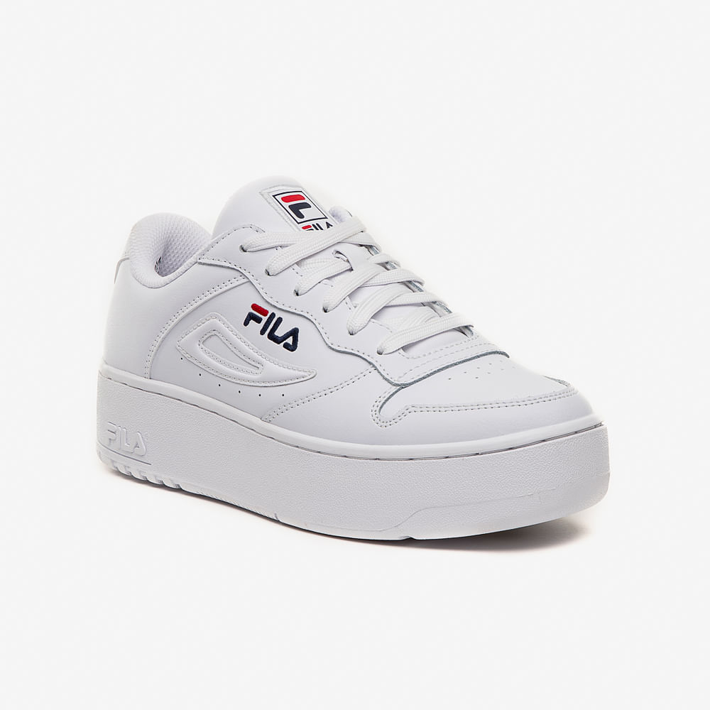Feminino Casual Tenis Fila Branco Original Feminino Tênis Fila Fx