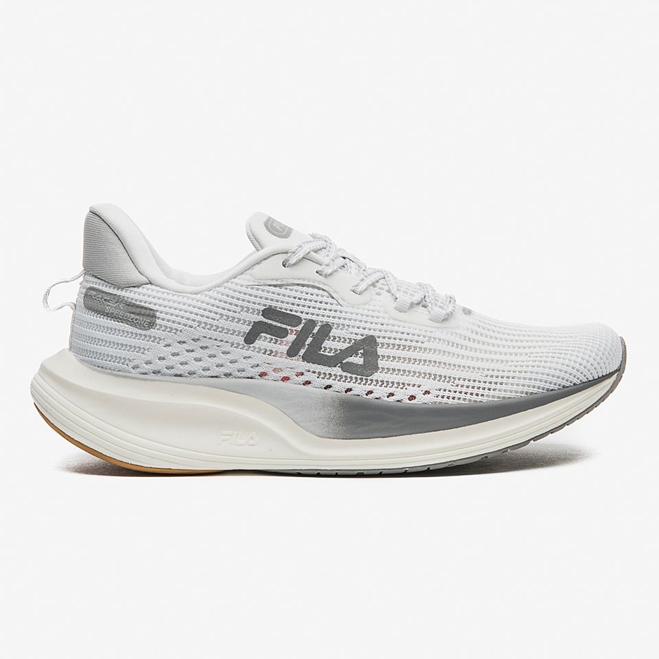 Tênis Fila Racer Speedzone Feminino Branco e Prata