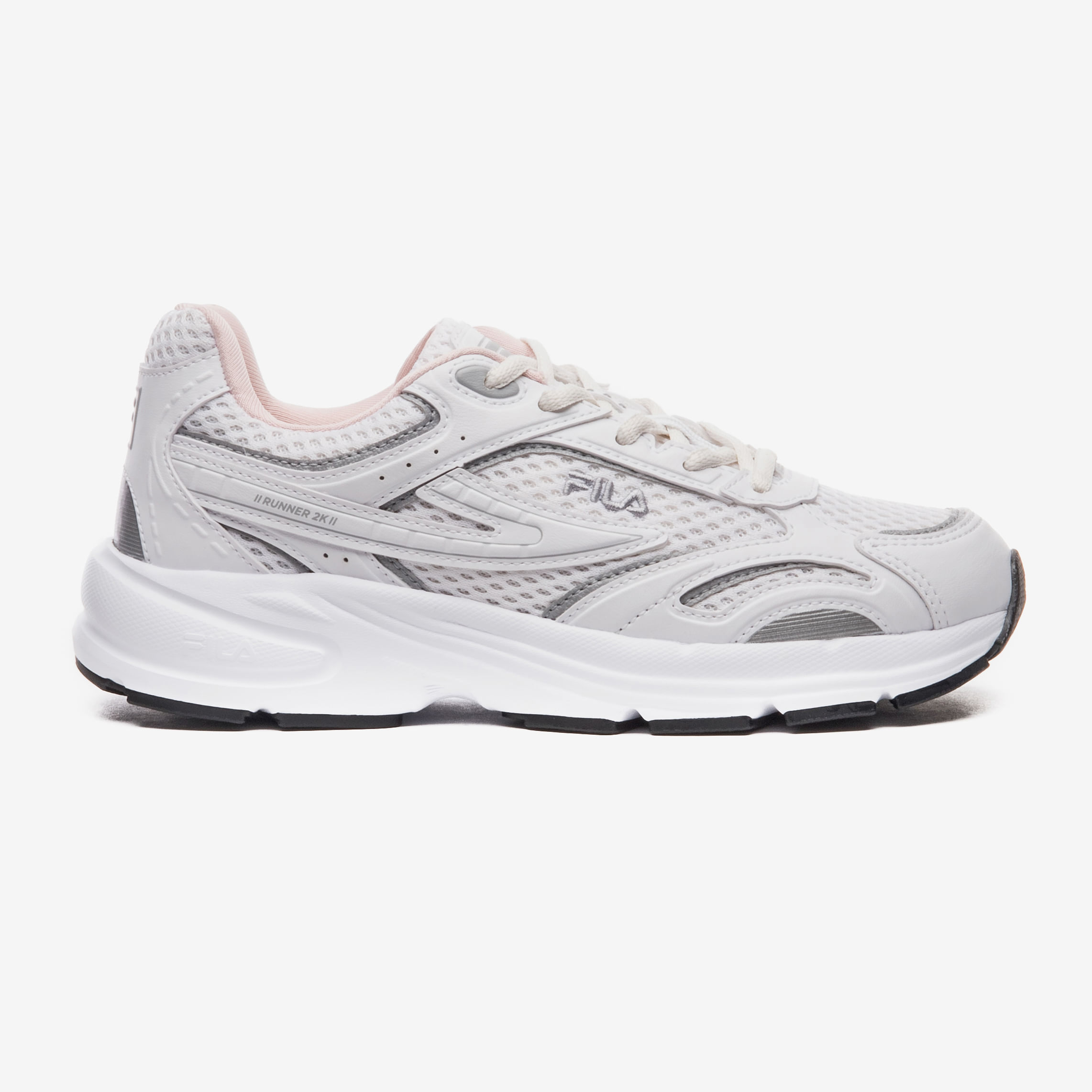 Tênis FILA Runner 2k Feminino Branco e Rosa Site Oficial fila