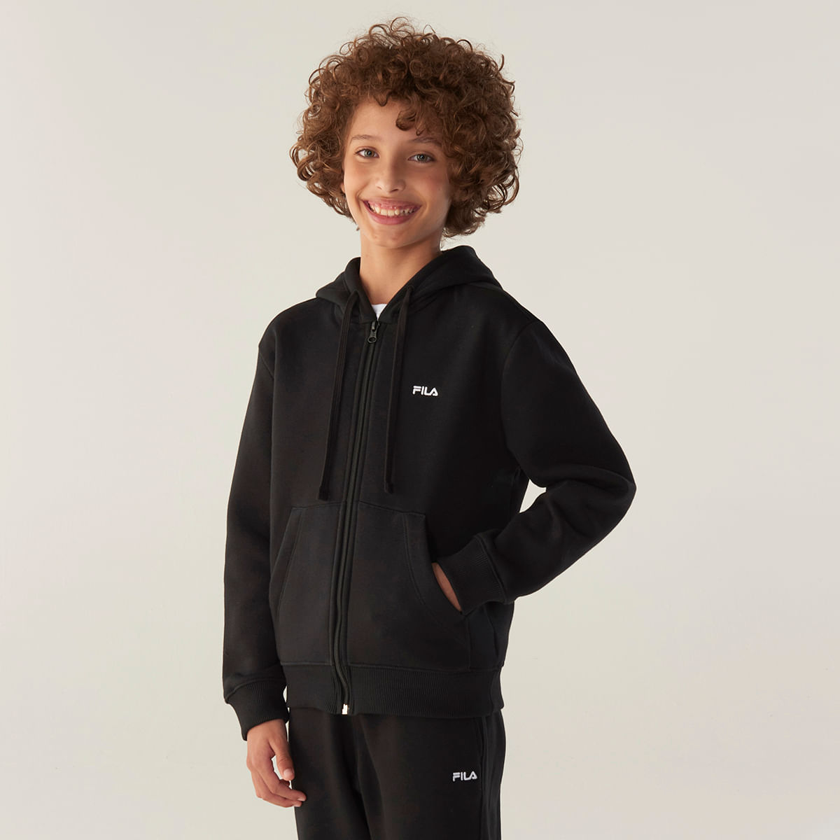 Casaco Com Capuz Fila Winter B. Juvenil