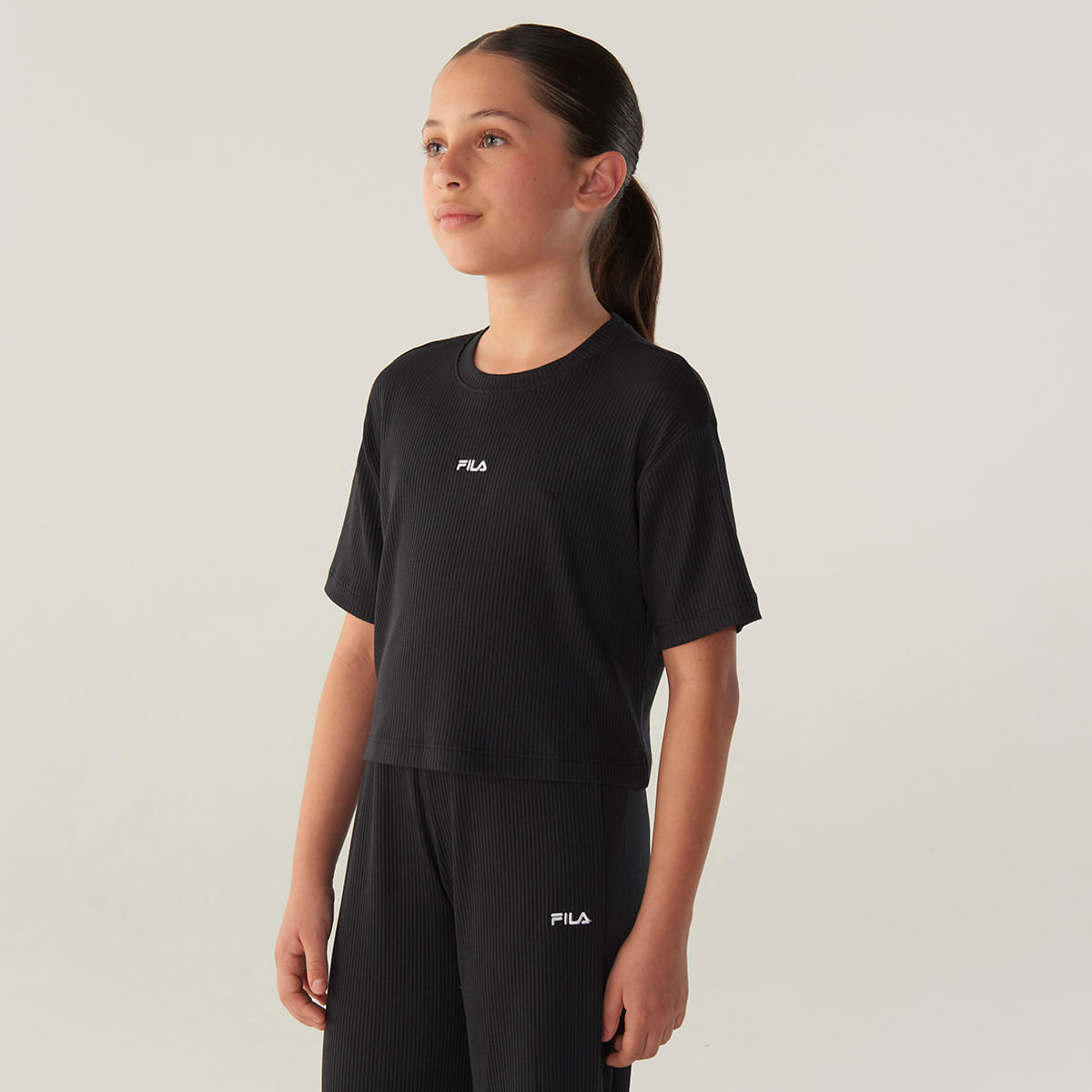 Camiseta Fila Essentials Canelada Juvenil