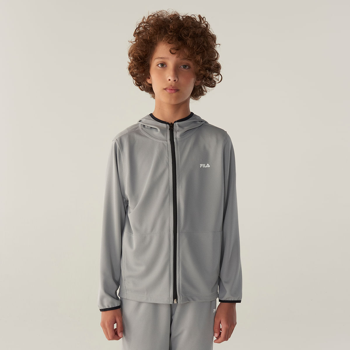 Jaqueta Fila Regular Flow Juvenil