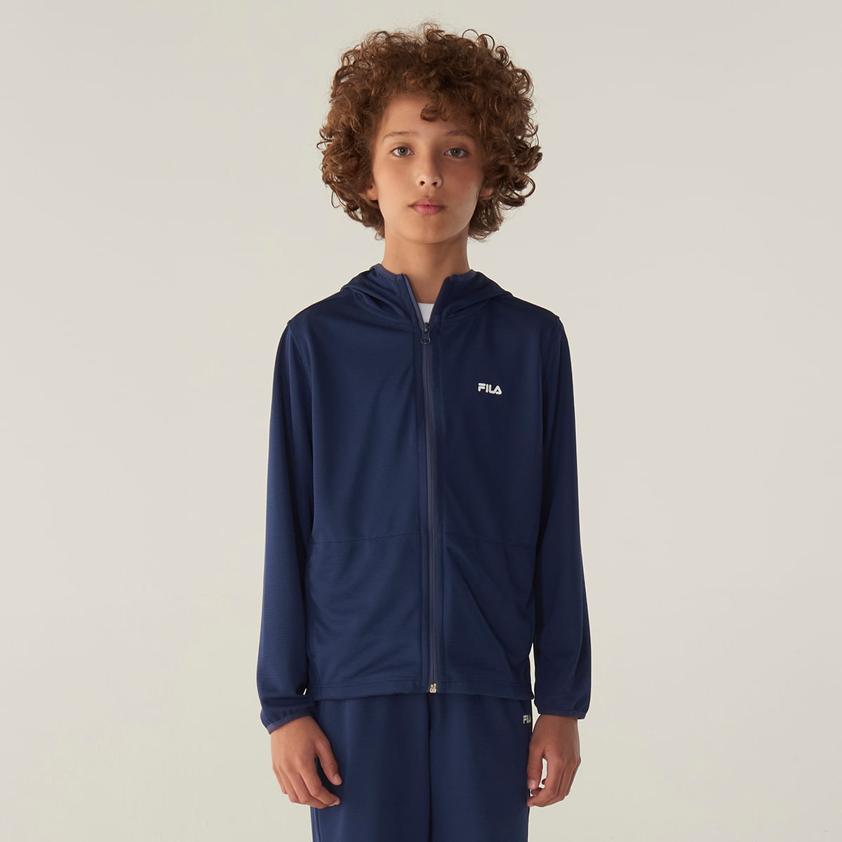 Jaqueta Fila Regular Flow Juvenil