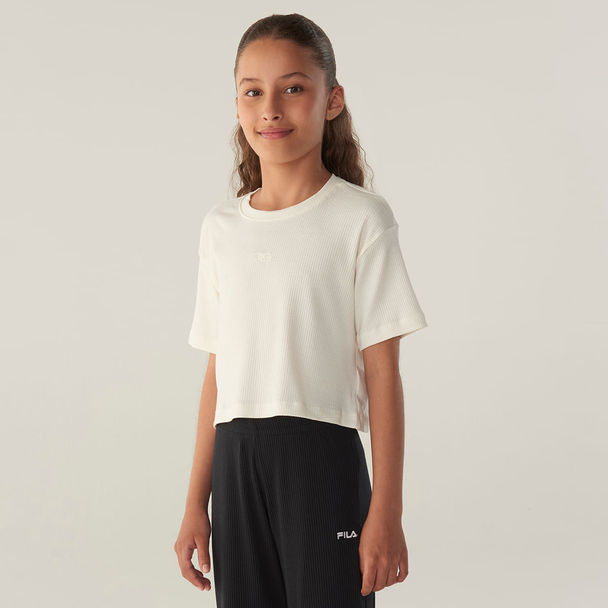 Camiseta Fila Essentials Canelada Juvenil