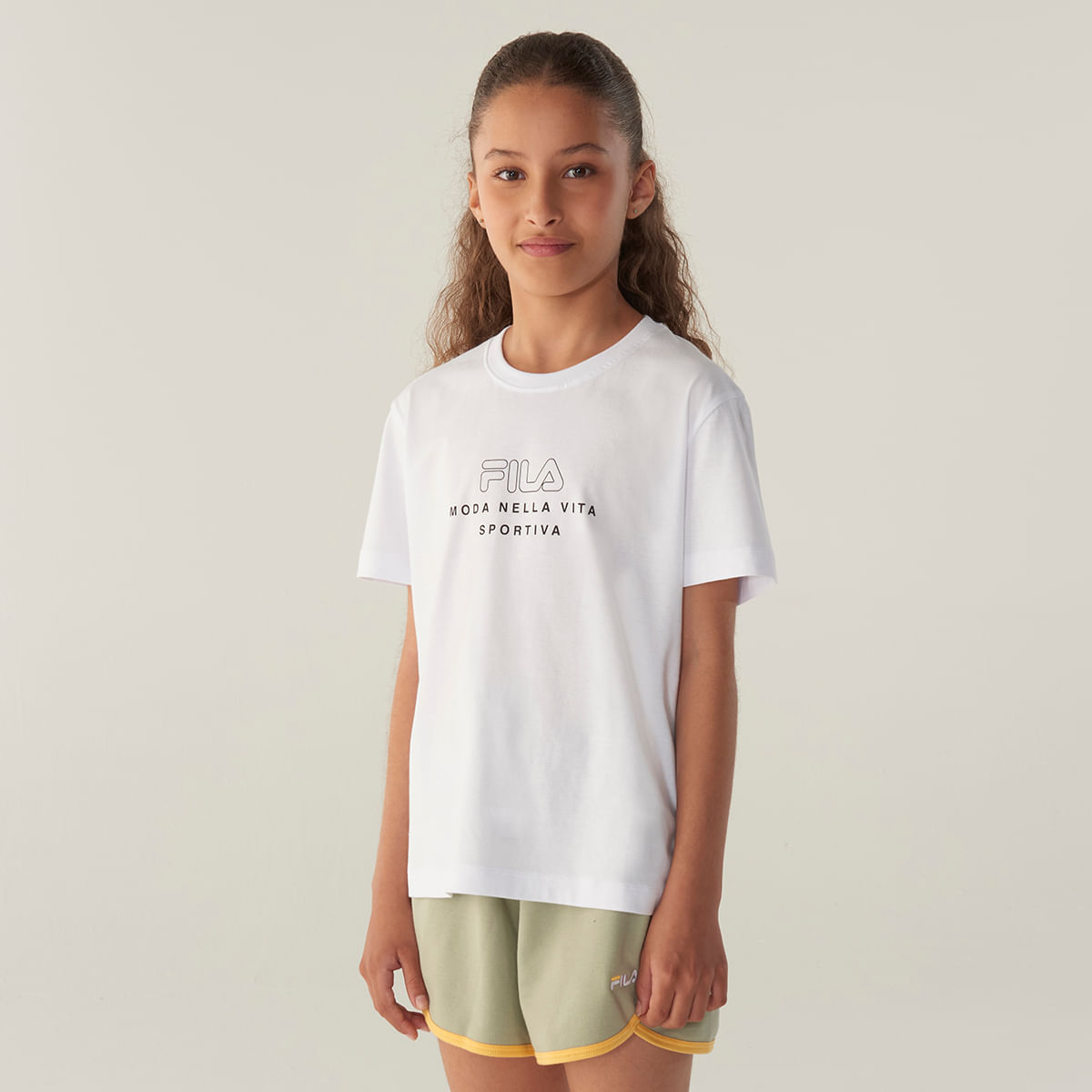 Camiseta Fila Conforto Vita Outline Juvenil