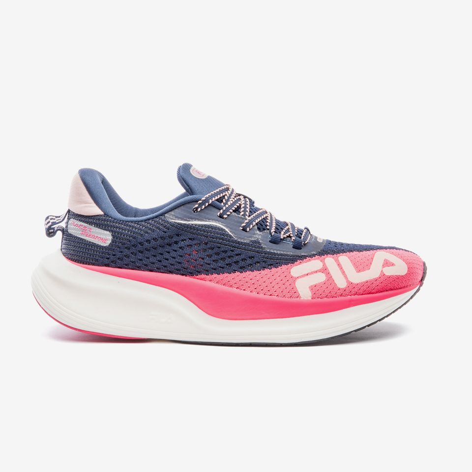 Tênis Fila Racer Speedzone Feminino Azul e Rosa