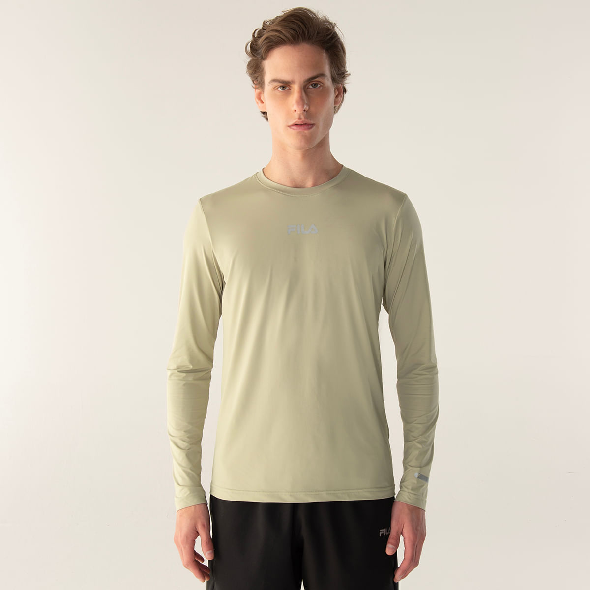 Camiseta Manga Longa Fila Sun Protect Breezy Masculina