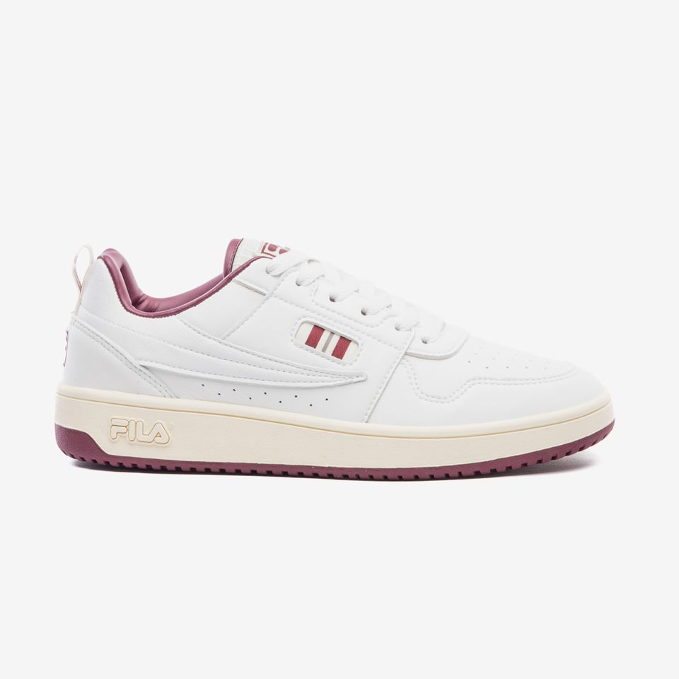 Tênis Fila Classic Tennis Masculino Branco e Vinho