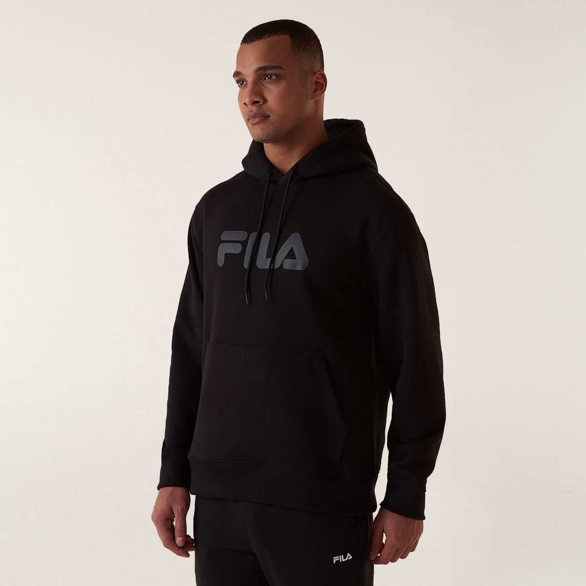 Casaco Com Capuz Fila Comfort Letter III Masculino