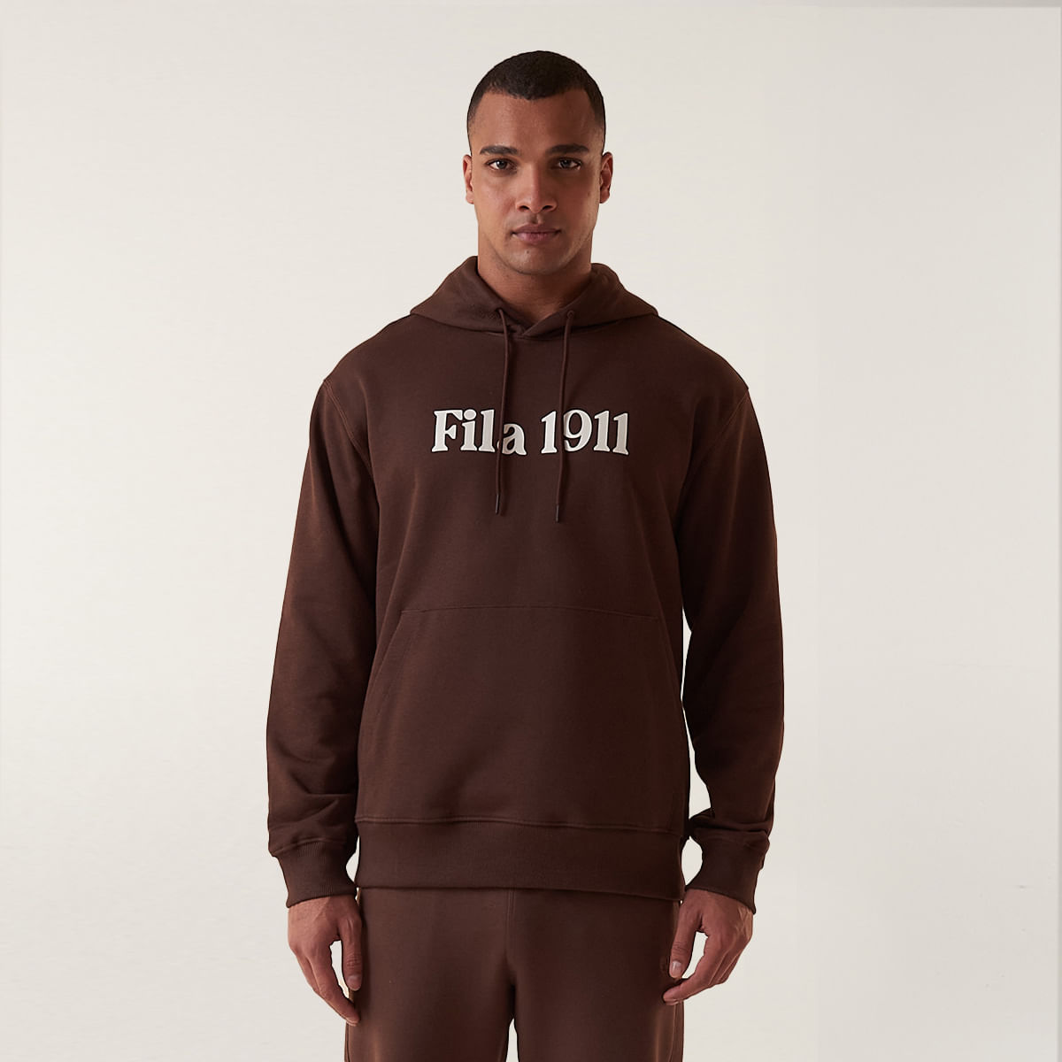 Casaco Com Capuz Fila Comfort Letter III Masculino