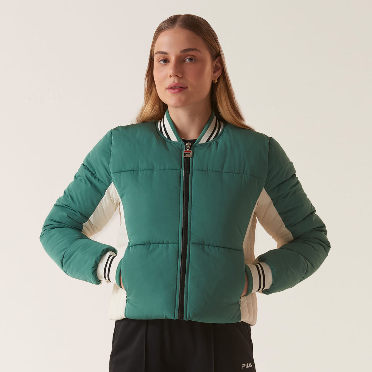 Jaqueta Fila Uc Puffer Feminina