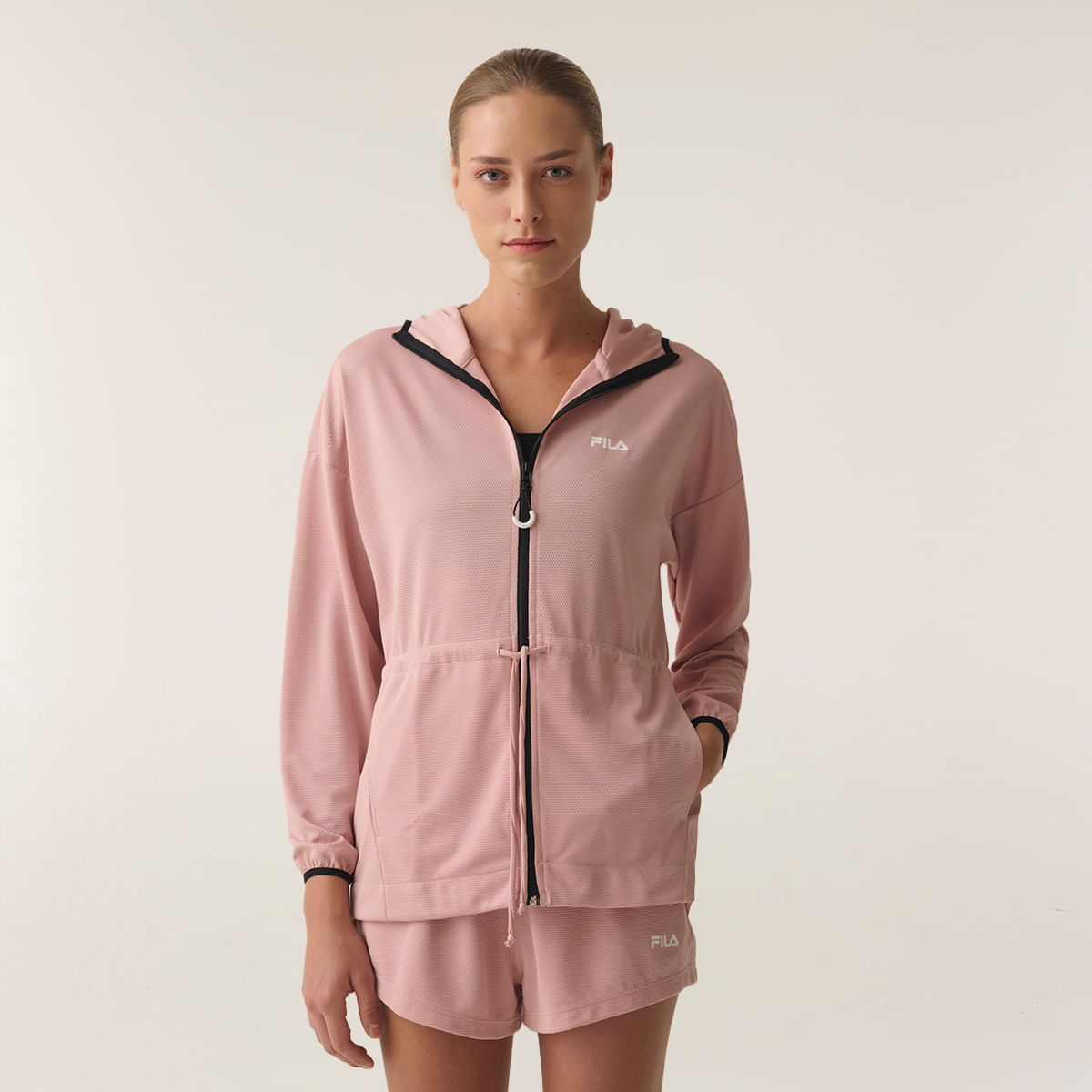 Jaqueta Fila Mix Mesh Flow Feminina