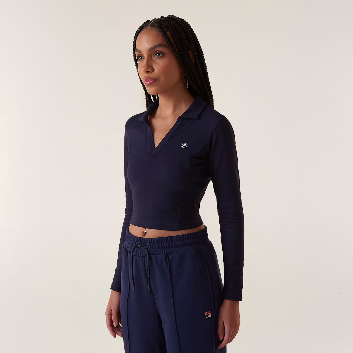 Pólo Fila Ml Fit Letter Touch Feminina