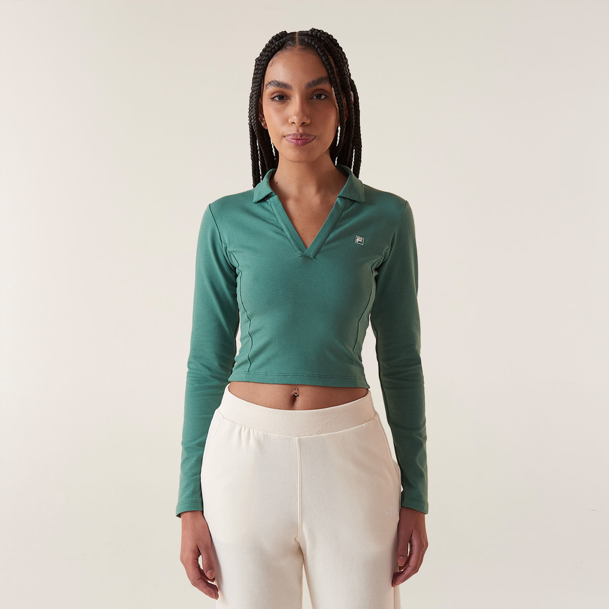 Pólo Fila Ml Fit Letter Touch Feminina