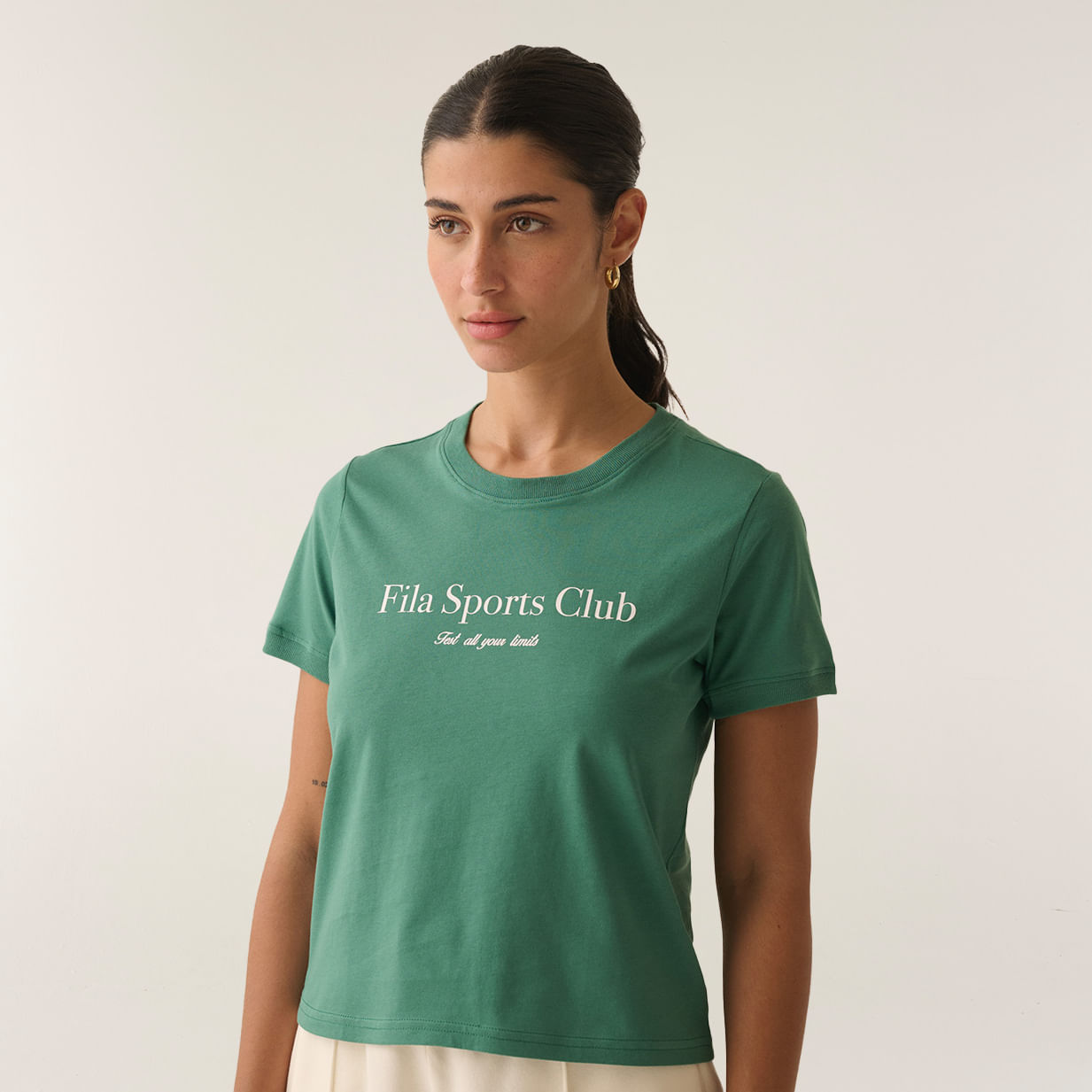 Camiseta Fila Regular Sport Club Feminina