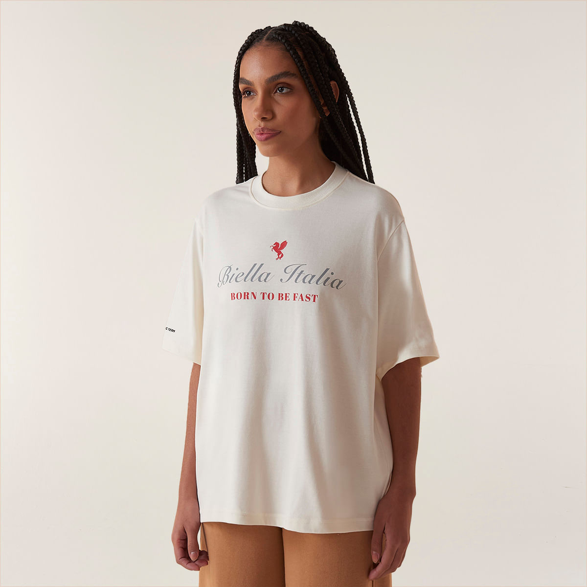 Camiseta Fila Oversized Motor Sport Feminina