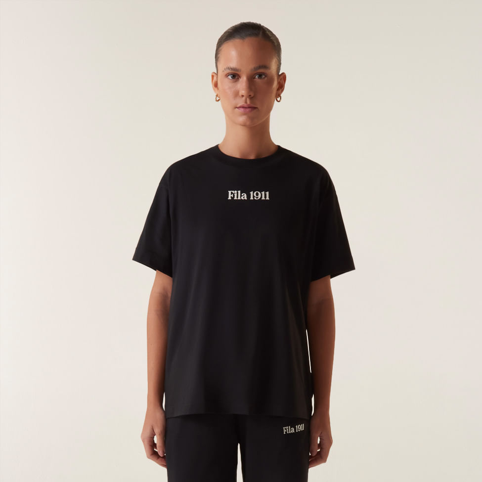 Camiseta Fila Over Union 1911 Feminina