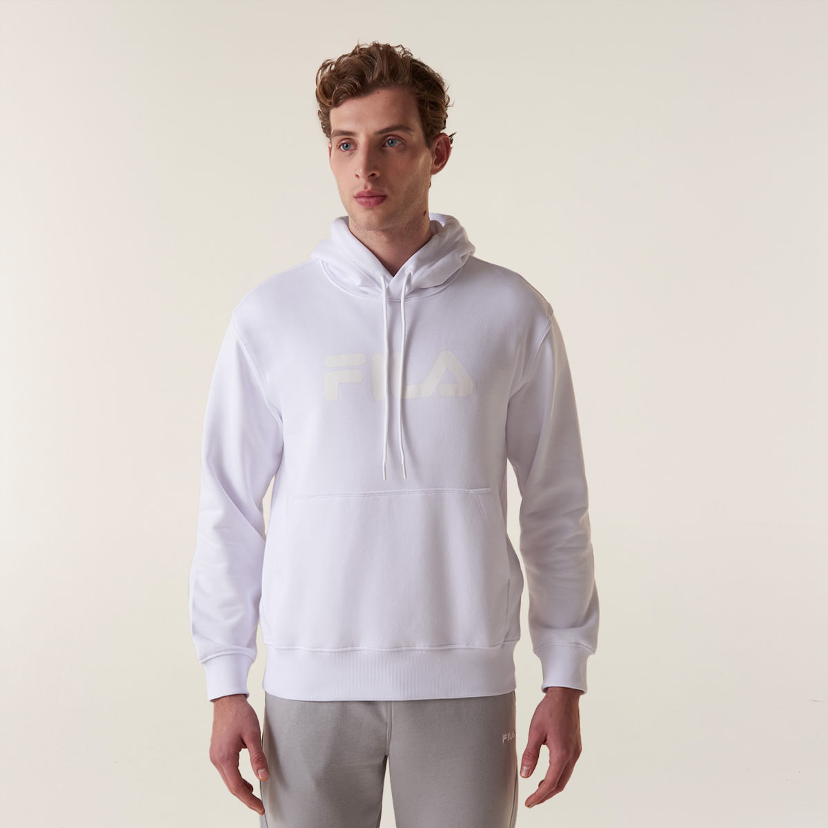 Casaco Com Capuz Fila Comfort Letter III Masculino