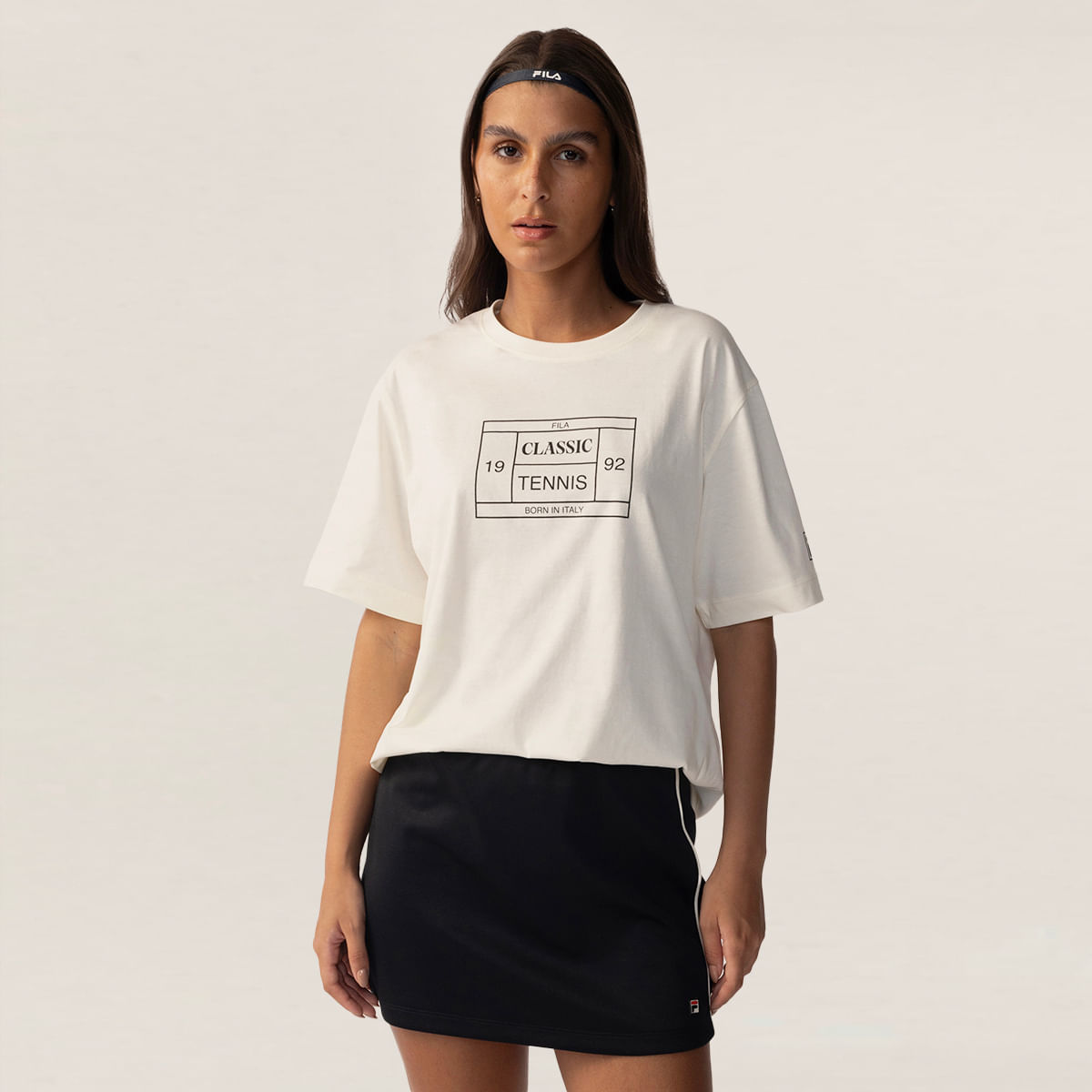 Camiseta Fila Over Classic Tennis Feminina