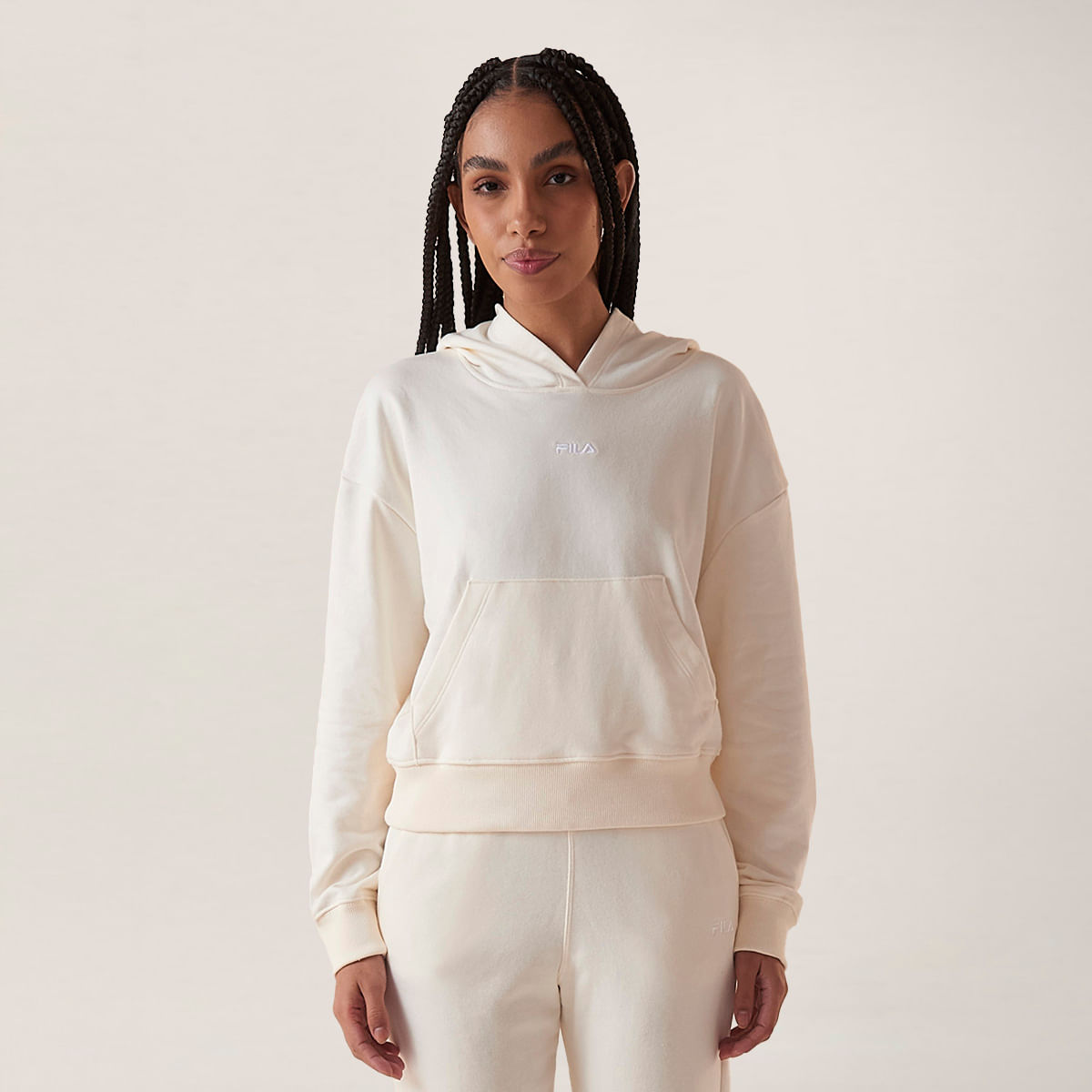 Casaco Com Capuz Fila Classic B Feminino