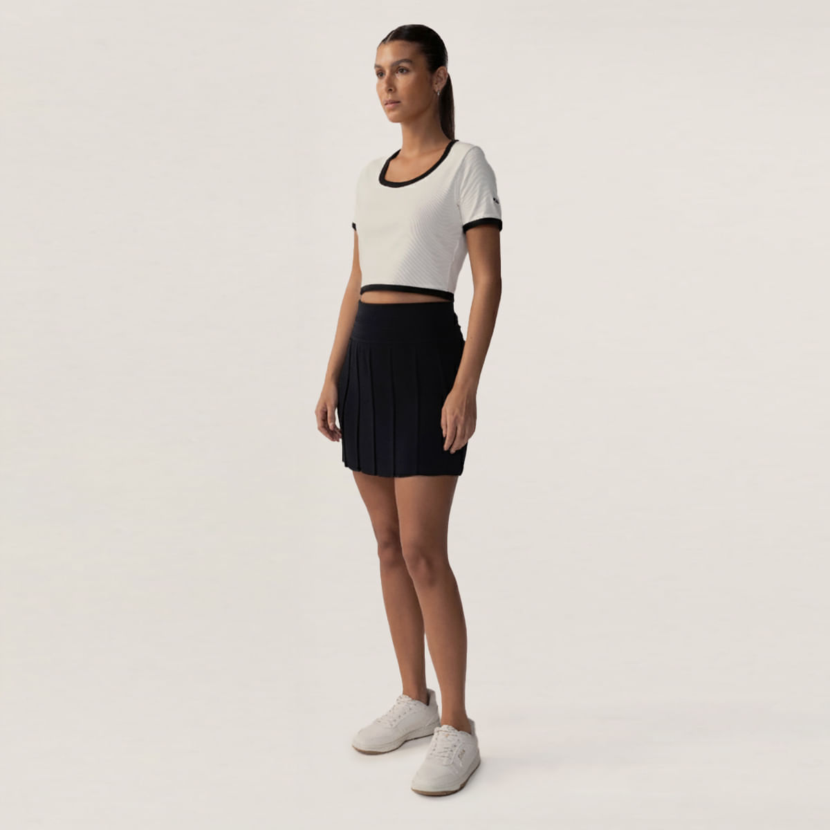 Saia Fila Pleated Gt Feminina