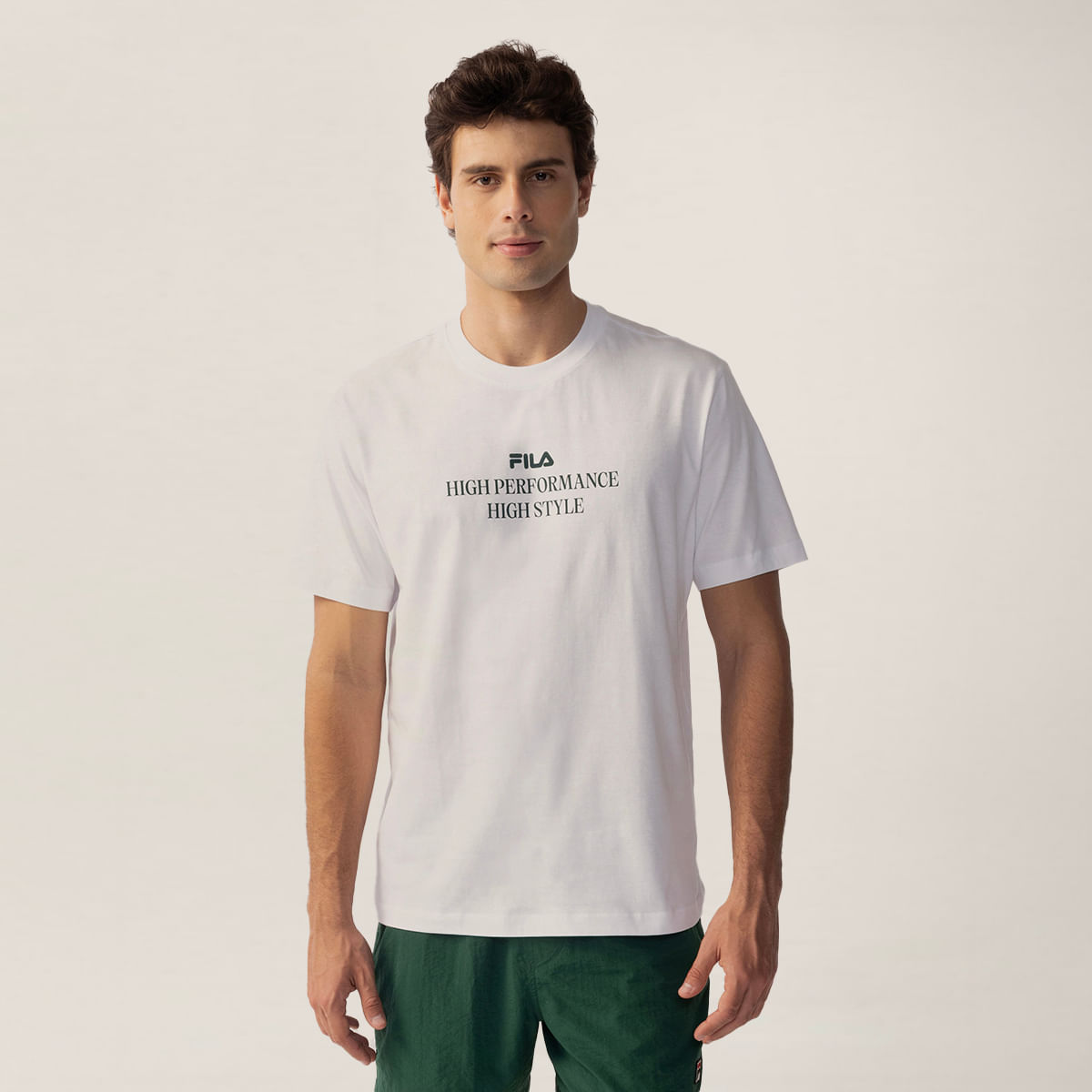 Camiseta Fila Comfort High Style Letter Masculina