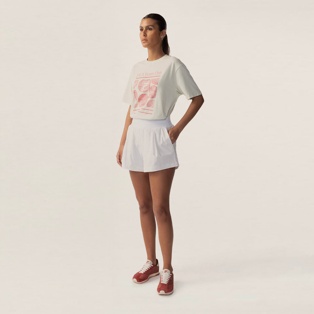 Shorts Fila Slim Gt Feminino