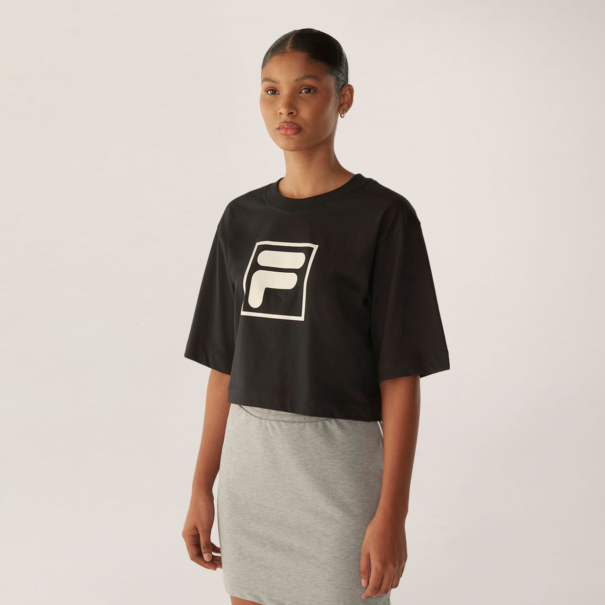 Camiseta Fila Cropped Union Classics Feminina
