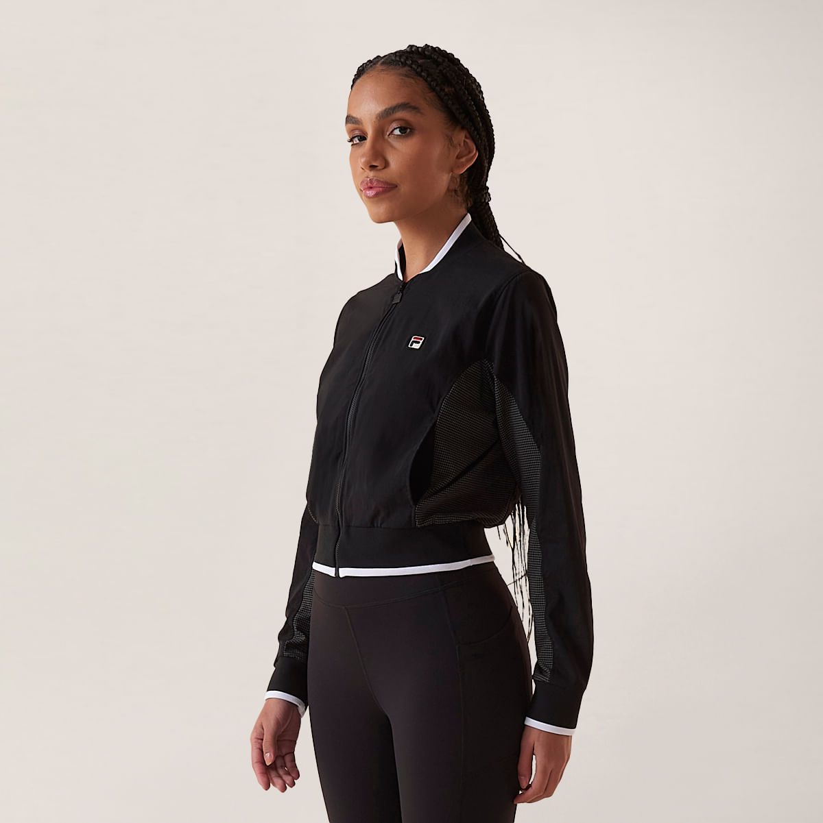 Jaqueta Fila Sett Bomber Heritage Feminina