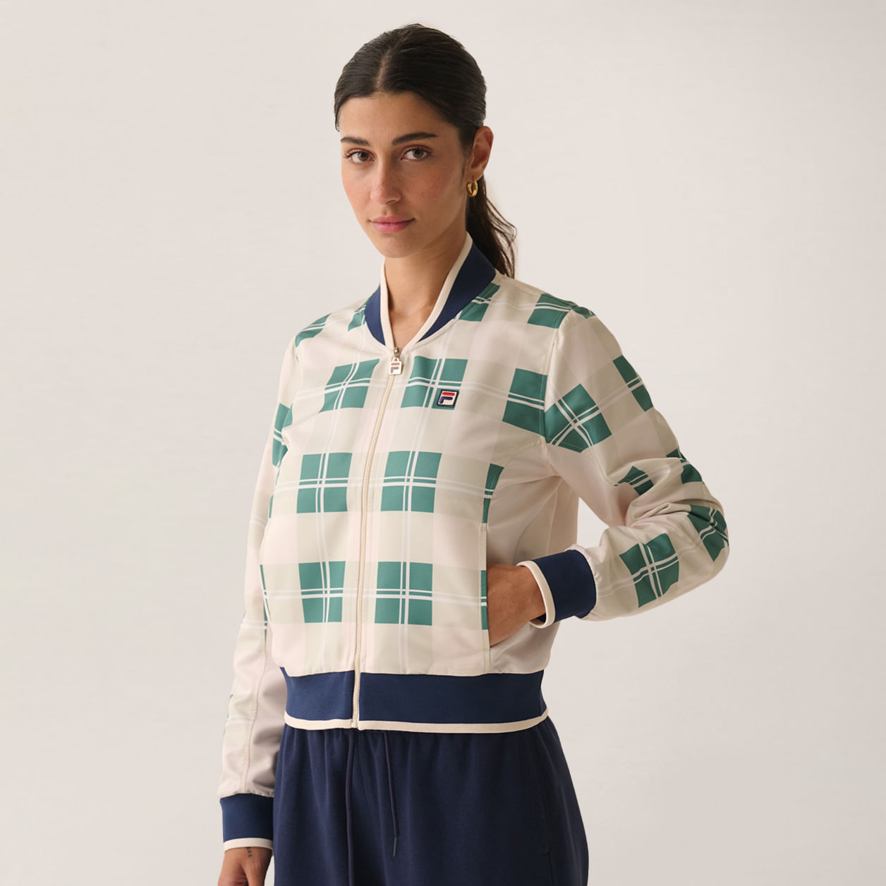 Jaqueta Fila Sett Bomber Heritage Feminina