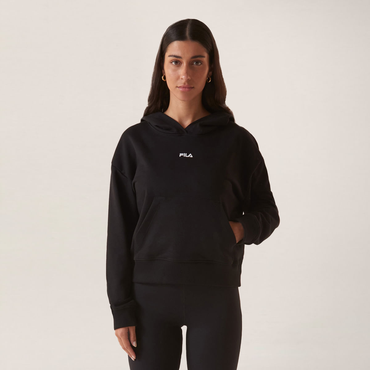 Casaco Com Capuz Fila Classic B Feminino