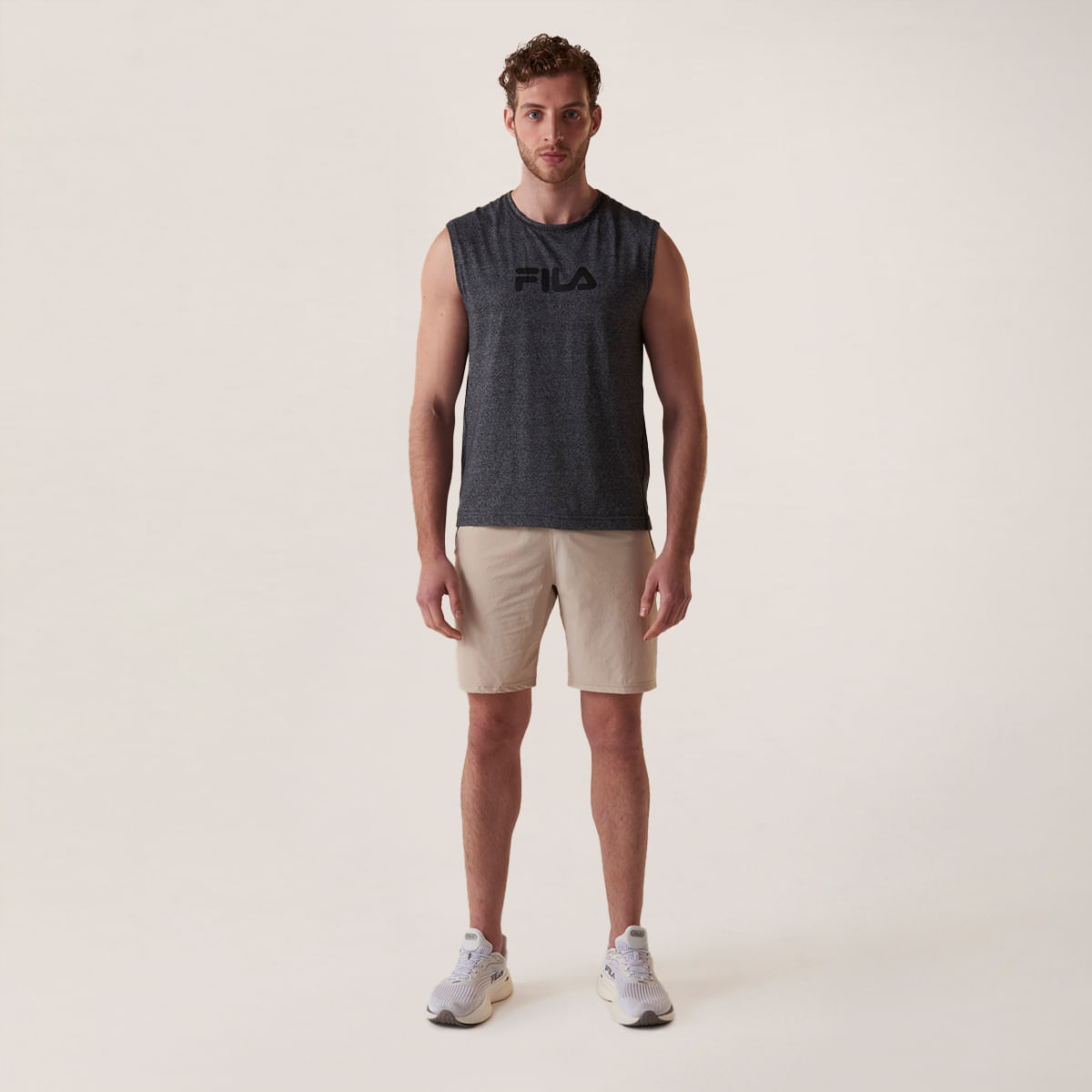 Bermuda Fila Zip IV - 9" Masculina